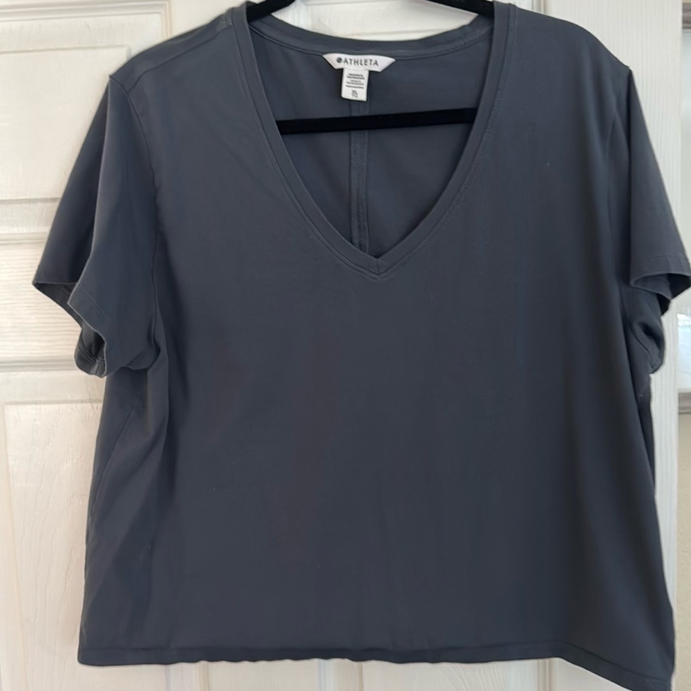Athleta Gray Top